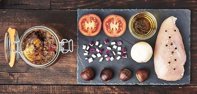 Le Parfait Super Jar, Canning Jars, 500mL French Glass Canning Jar w/Round Body, Glass Jars With Airtight Lid, Canning Jars Wide Mouth, Glass Jar w/Lid, Clear Jars, Clear Glass Jars (16oz/Pint, 1 pk)