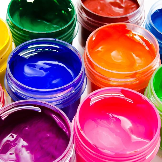 SATINIOR 6 Pack 8 oz Plastic Jars Containers with Lids Wide-mouth Refillable Leakproof Reusable Round Empty Jars for Travel Cosmetic Dry Food Spice Candy Cookie Home Kitchen Organizing(White)