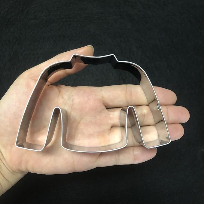 New Winter Christmas Cookie Cutter Set-5 Piece-Ugly Sweater, Hat, Mitten, Snowflake, Coffee Mug Cookie Fondant Biscui Cutters for Ugly Vintage Christmas Thanksgiving