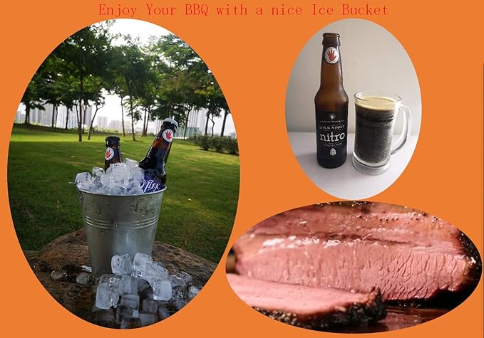 Cast Iron Grill Presses with Wood Handle (Round & Rectangle w Flat Bottom)