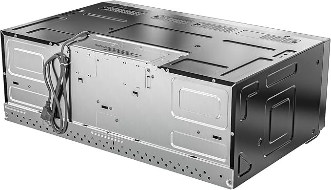 KoolMore KM-MLPOT-1SS 30 Inch Over-The-Range Low Profile Microwave, Built-in, 10 Levels, 13.5” Glass Turntable, 1000-Watt Power, Advanced Air Vent, and Heat Circulation, 30 in/1.2 Cu. Ft, Silver