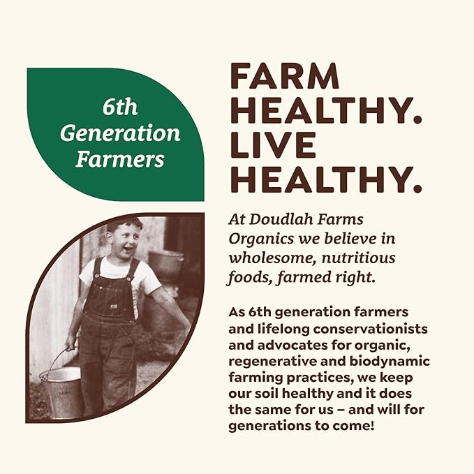 Organic Buckwheat Flour 25 lb Bulk - Non-GMO, USDA Organic, Gluten Free, Vegan - For Baking Bread, Pancakes, and More! Grown In USA, Farmed From Regenerative Soil by Doudlah Farms