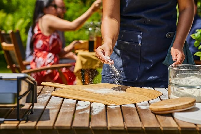 Ooni 14” Bamboo Pizza Peel – Wooden Pizza Peel 14 Inch, Pizza Spatula Paddle, Pizza Cutting Board, Wood Pizza Turning Peel, Pizza Oven Accessories, Pizza Tools, Pizza Peel Wood, Pizza Board