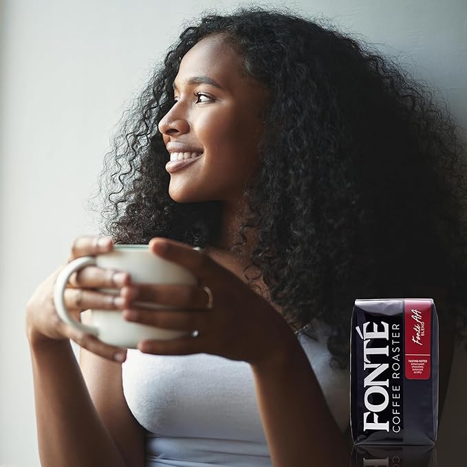 Fonte Coffee Roaster - French Press Coffee - Medium-Dark Fresh Roast - Roasted in Seattle - Single Origin - Bright, Chocolately, Balanced - 12 oz - Fonte AA