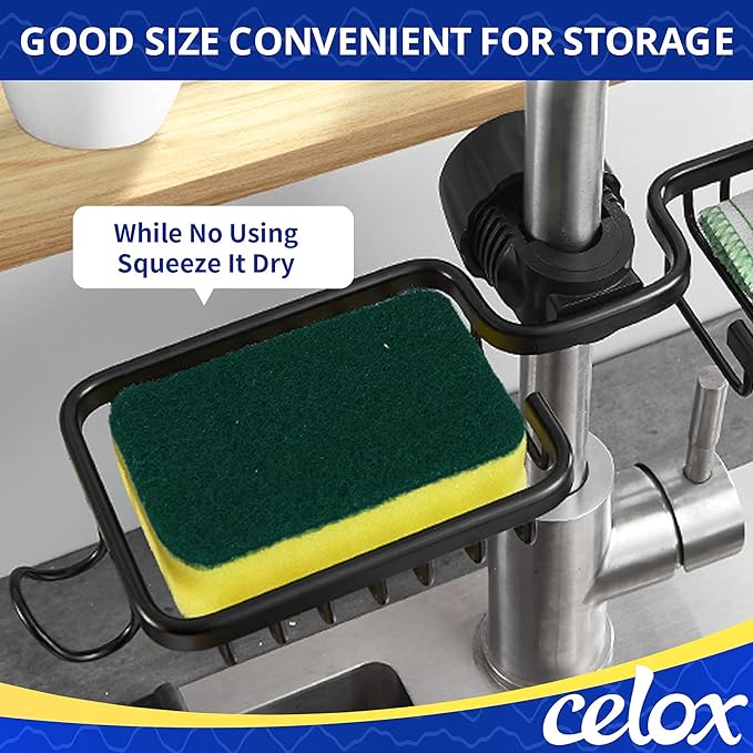 CELOX 36 Pack Dish Sponge for Kitchen, Dual Sided Scrub Sponge Heavy Duty, Non-Scratch Sponges Perfect for Kitchen Dishwashing and Household Cleaning, Highly Absorbent and Easy to Dry for Reuse