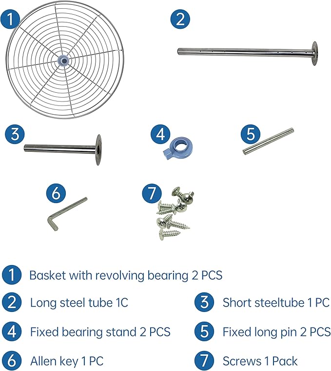 20" Lazy Susan Turntable for Cabinet - Corner Cabinet Organizer for Kitchen, Full Circle Corner Cabinet Lazy Susan Replacement Shelves Rotating Rack for Corner Base