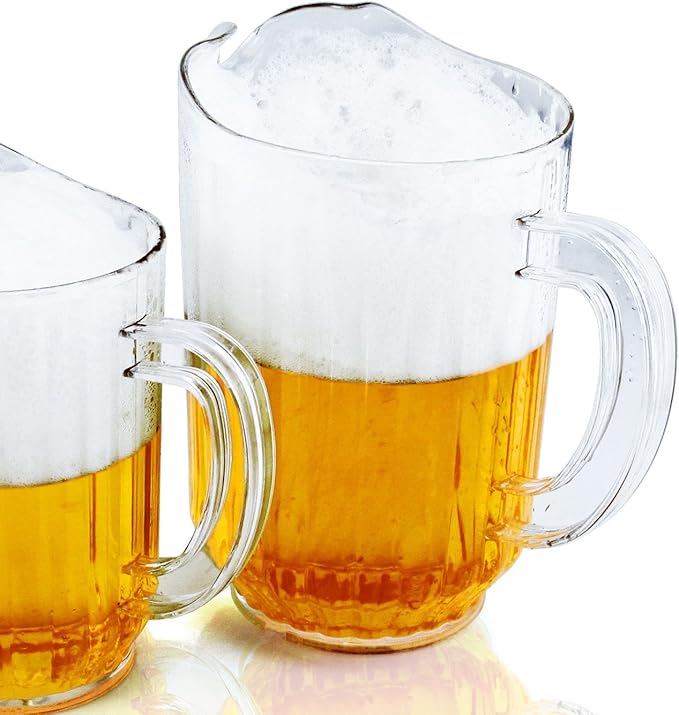 New Star Foodservice 46106 Resturant-Grade Polycarbonate Plastic Water Pitcher, 60 oz, Clear