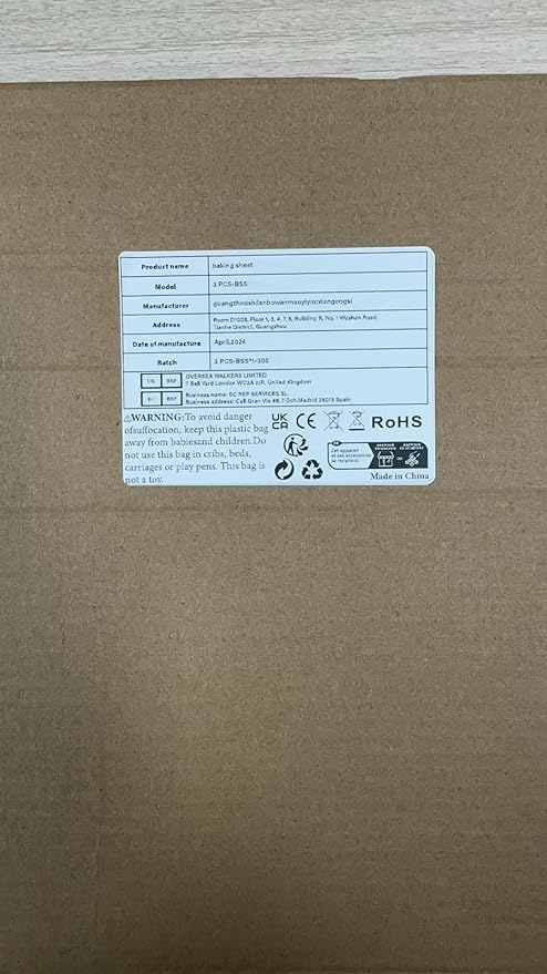 Stainless Steel Cookie Sheets, Baking Sheet Pan Set of 3, Non Stick and Heavy Duty and Easy Clean, 9/12/16 Inch