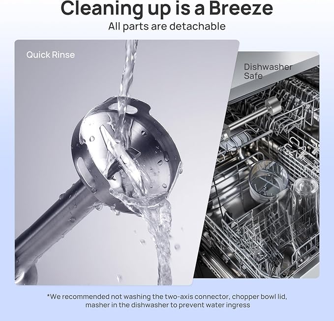 Consciot 7-in-1 Immersion Blender Handheld Max 1100W, Stick Emulsifier with Entire Stainless Steel Blender Shaft, Trigger Speed Control, 800ml Beaker, 600ml Chopper, Beaters, Frothers, Hooks & Masher