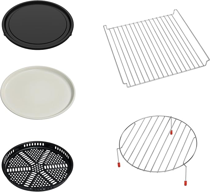 KoolMore Reserve 30 in. 1.6 cu. ft. Built-in Convection Microwave Oven with Air Fryer, 10 Power Levels, Sensor Cooking, Bake, Roast, Broil, Defrost, 1750 Watts, UL Certified in Black Stainless-Steel