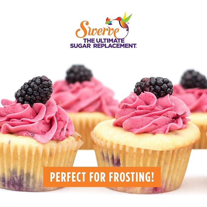 Swerve Ultimate Sugar Replacement Sweetener, Confectioners Sugar Substitute, Zero Calorie, Keto Friendly, Zero Sugar, Non-Glycemic, Gluten Free, 48 Oz