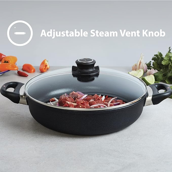 Swiss Diamond Nonstick Wok with Lid - 12.5"