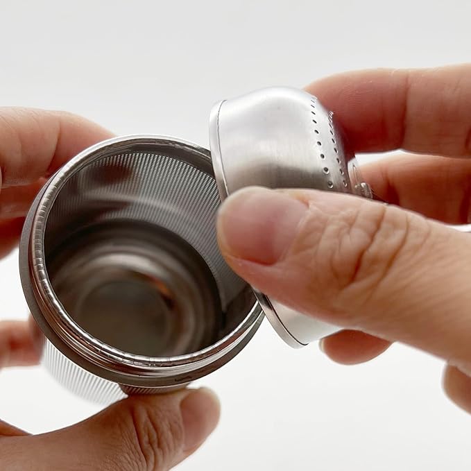 2PCS Medium Size Stainless Steel Tea Infuser Wide Mouth Bottles.,Compatible with Stanley,Hydro Flask, Iron Flask, Takeya, ThermoFlask