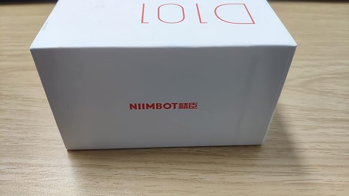 NIIMBOT Label Maker Machine D101 Label Printer Portable Wireless Connection Multiple Templates Available for Phone Easy to Use Office Home Organization USB Rechargeable