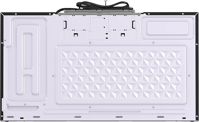 KoolMore KM-MOT-2SS Range Microwave Oven Lamp and 300CFM Recirculation Vent Hood, Auto Cook Menus, Reheat Function, 11 Power Levels, Timer, and Weight Defrost, 30 in/1.9 Cu. Ft, Silver