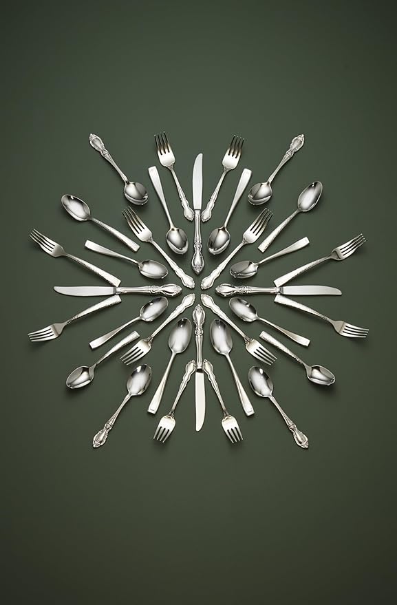 Oneida 2766004G Dover Fine Flatware Dinner Forks, Set Of 4