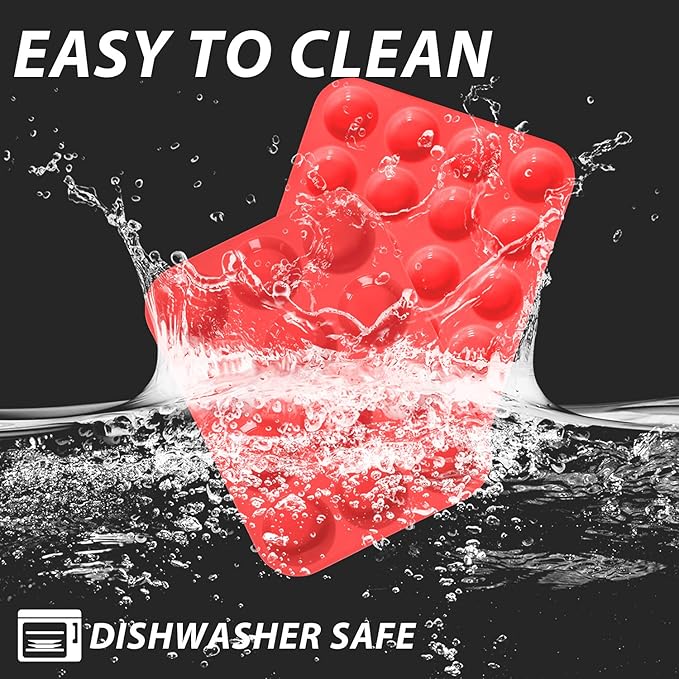 Anaeat Silicone Muffin Pan Set - Regular 12 Cups & Mini 24 Cups Cupcake Baking Molds with Flexible & Non-Sticky, Just Pop Out for Making Muffin Cakes, Cupcake, Chocolate,Tart and Desserts (2 Pack)