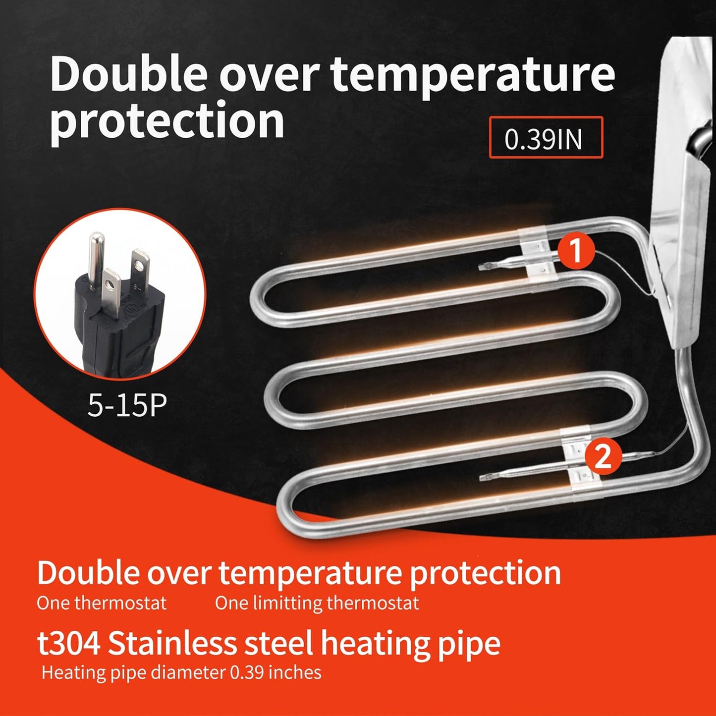 Electric Deep fryer Single Tank Deep Fryer with Basket Capacity 10L(10.5QT) Electric Countertop Fryers with 60 Minute Timer for Home Kitchen and Restaurant, 1700 Watts, 110V(10L)