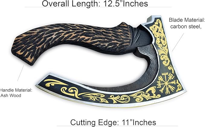 | Handcrafted Pizza Axe | Viking Pizza Axe | Authentic Handmade Pizza Hatchet β Ideal Choice for Culinary Enthusiasts