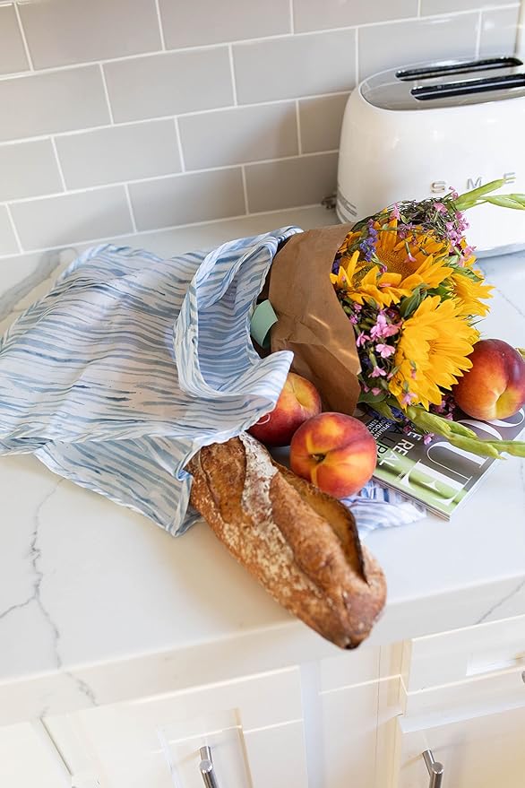 Reusable Grocery Bag - Stylish Shopping Bag for Groceries - Foldable Tote Bag - Medium Size