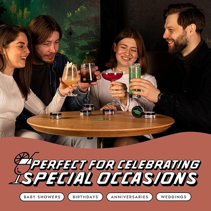 MONÉGASQUE Rose Gold Edible Glitter for Drinks 10g – Rose Gold Edible Glitter for Cakes – Halloween Chocolate, Cupcake, Strawberries, & Cake Decorations Sparkles – Cocktails & Drink Shimmer Powder