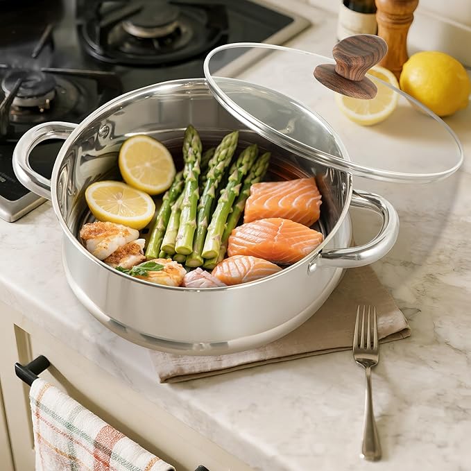 MAISON ARTS Pots and Pans Set Non Stick, 30 Piece Kitchen Cookware & Bakeware Sets with Granite Coating, Pots and Pans Sets for Cooking Nonstick, Green