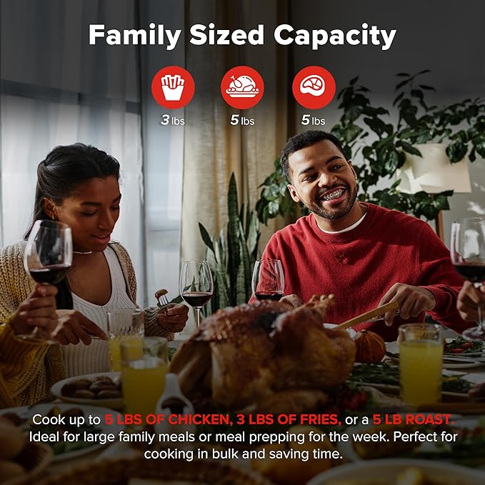 Nuwave PFAS-Free Steam Oven & Air Fryer, All-in-One Convection Cooker with Precision Steam Control, Toast, Air Fry, Sous Vide, Steam & More, Juicier Meats, 120 Presets, 50–450°F, Stainless Steel