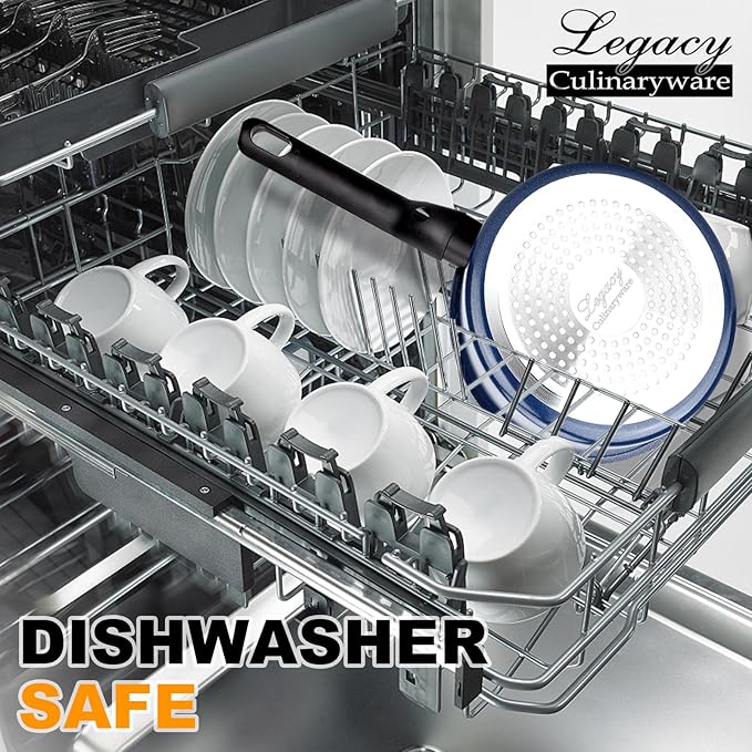 Nonstick Sauce Pan with Lid,1.5QT small pot, PFOA Free,Kitchen Pots Induction Pot,Blue