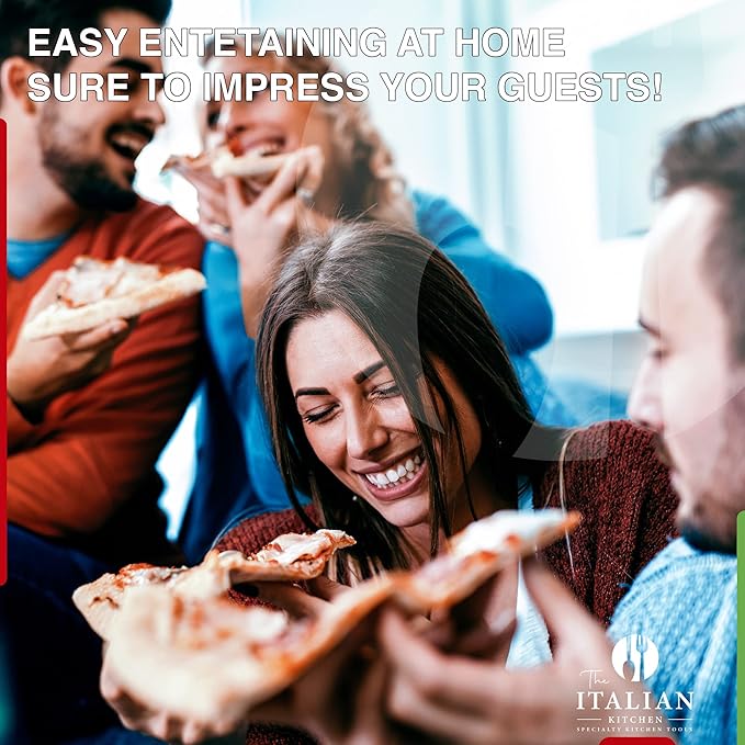 Perforated Pizza Peel 13"W x 16.7"L- Professional Restaurant Grade Large Metal Pizza Peel - 45.7" or 29.7" Long Handle Aluminum Turning Peel - Commercial Pizza Paddle