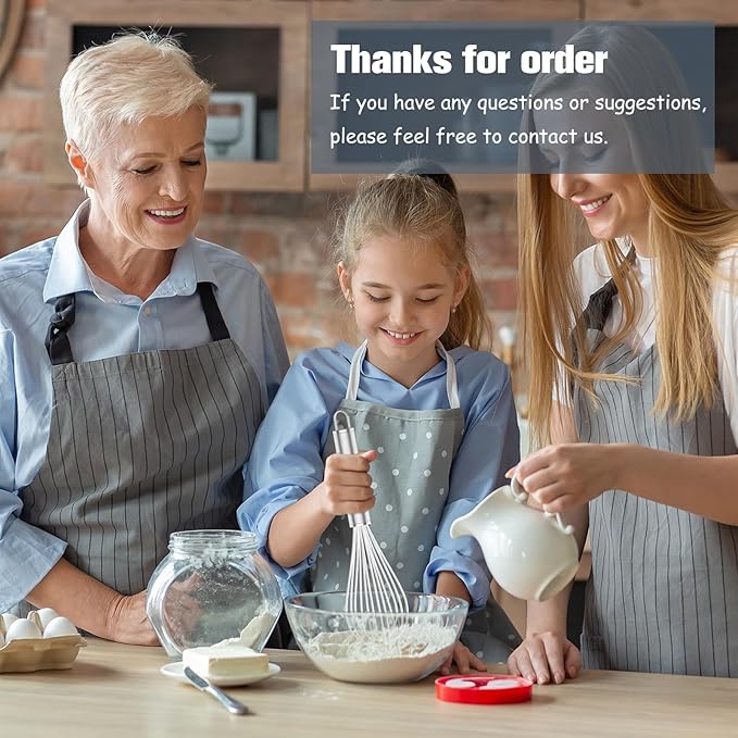 White Silicone Whisk, Professional Whisks For Cooking Non-Scratch, Stainless Steel & Silicone Wisk, Plastic Rubber Whisk Tool For Nonstick Cookware Pans, BPA free, Silicon Wisks Set of 3