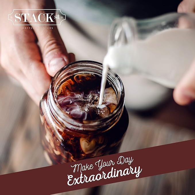 Organic Cold Brew Coffee Coarse Ground 1 LB - CRANK High Voltage Caffeine Dark Roast, Coarse Grind – By Stack Street