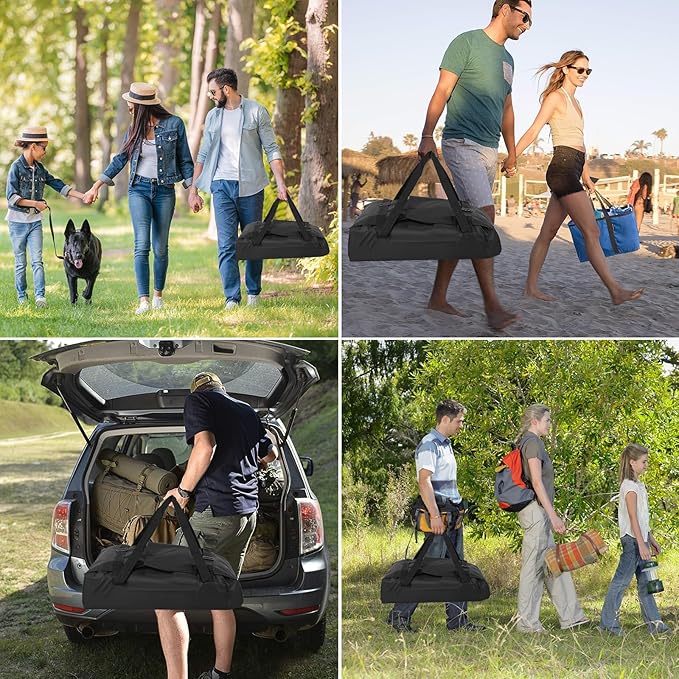 12" Portable Propane Pizza Oven - Heats to 950°F in 15 Mins, Cooks in 60 Secs - With Pizza Stone for Backyard, Camping & Outdoor Kitchen