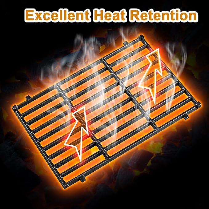 7637 Grill Grates Spirit E-210 Grill Replacement Parts for Weber Spirit 200 Series Grill Parts Spirit E210 210 E-215 E215 E220 E-220 Spirit II E-210 E210 Spirit 2 E-210 E210 GS4 Cooking Grates