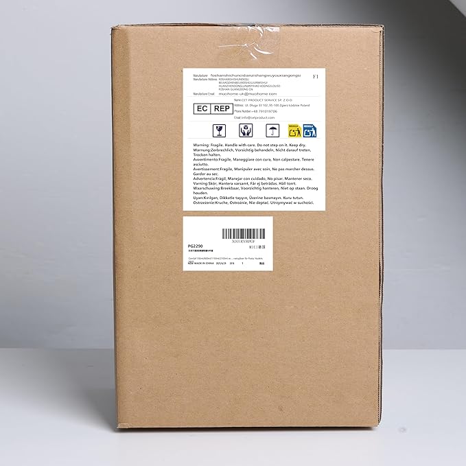 ComSaf Food Storage Containers with Airtight Lids Set of 6, Clear Glass Canister Food Jar with Sealing Lid Kitchen Pantry Storage Container for Spaghetti Pasta Sugar Flour Oat Cereal Beans, Square