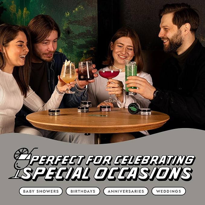 MONÉGASQUE Silver Edible Glitter for Drinks 10g – Silver Edible Glitter for Cakes – Halloween Cupcakes & Cake Decorating Sprinkles – Drink Shimmer Powder for Cocktails – Spray Cakes Decorations