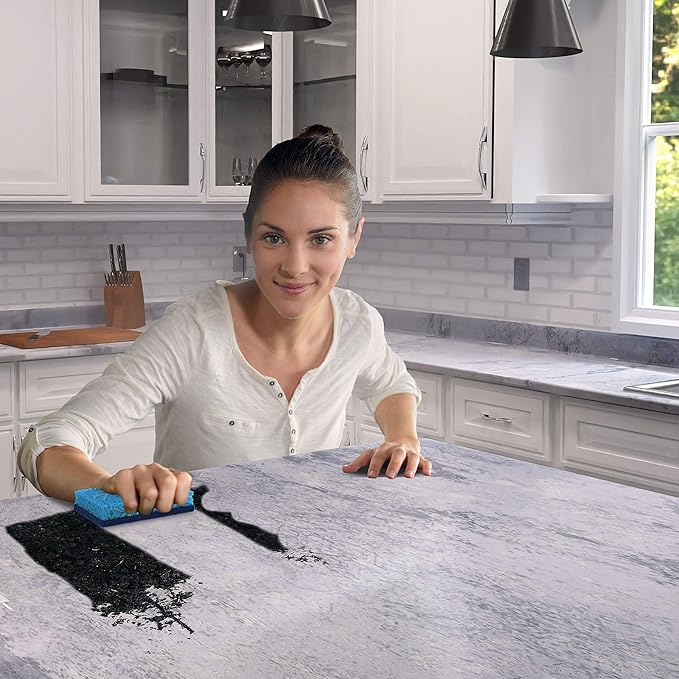 Scrubit Non-Scratch Cleaning Scrub Sponges- Scrubbing Dish Sponge Ideal for Washing Kitchen,Dishes, Bathroom &More – Dishwashing Sponge Along with A Thought Scrubber – 24 sponges