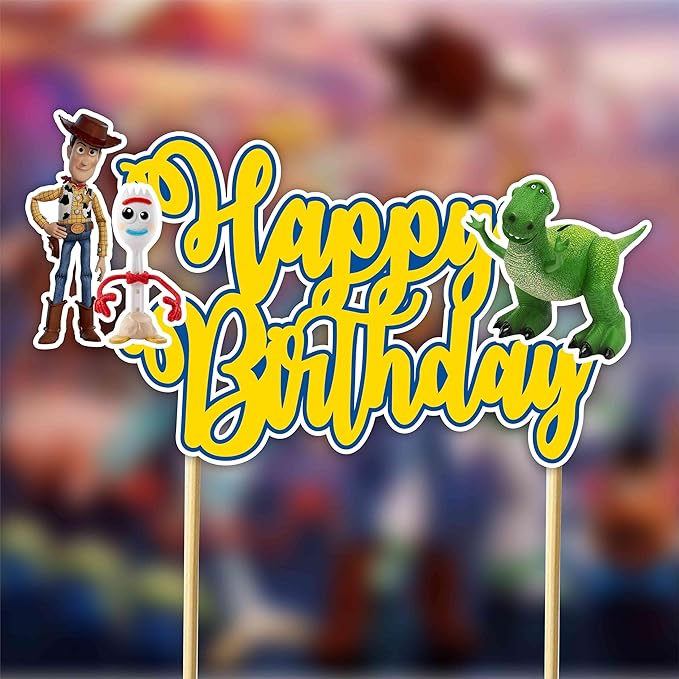 Seyal® Toy stry Happy Birthday Cake Topper