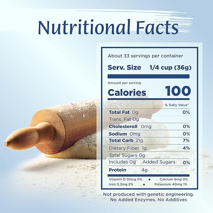 POLSELLI Classica, Tipo "00" Double Zero Flour Extra Fine, 11 lbs (5 kg), Neapolitan Italian Pizza, Bread, Pasta, and more, All Natural, Unbleached, Unbromated, No Additives