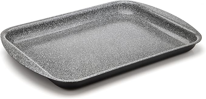 DaTerra Cucina - Nonstick Ceramic Coated Baking Sheet Twin Pack – 16" x 11" x 1" Professional Grade, PTFE, Cadmium, Lead & PFOA Free, Oven Safe, Ideal for Baking, Roasting & Cooking