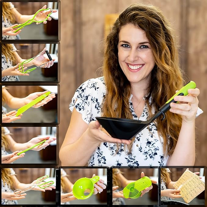 Supa Ant Canning Supplies - Water Bath Canning Pot with Rack & Lid - Starter Kits Set for Beginners - Stainless Steel Water Bath Canner Kit & Rack - Rack, XL Ladle, Measuring Cups, Kitchen Funnel