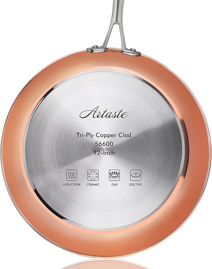 Artaste Rain Copper Clad Cookware (2-Piece Fry Pan Set)