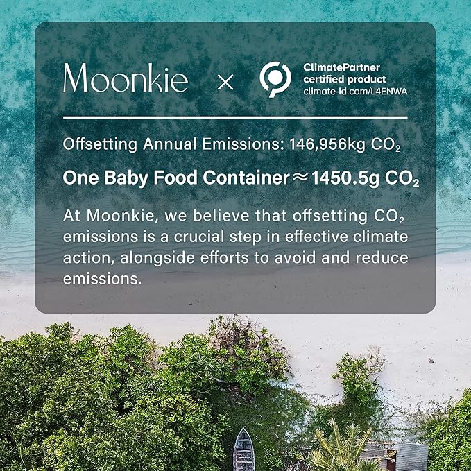 Moonkie Baby Storage Container Snack Lids for 8 oz | 2 Pack