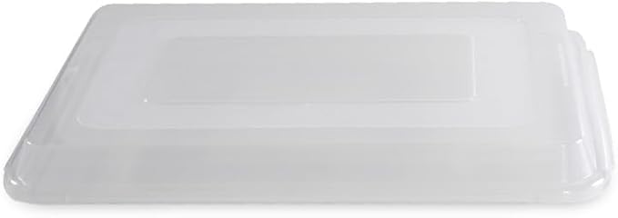 Nordic Ware Naturals Half Sheet Set - USA Made Aluminum Commercial Quality Sheet Pan for Baking or Roasting, Encapsulated Galvanized Steel Rim Prevents Warping, 2pk Half + Lid