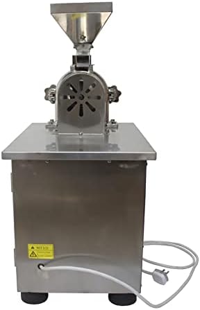 TECHTONGDA Commercial Grain Grinder Mill Electric Universal Pulverizer Grinding Machine Grain Mill Food Grinding Machine with 0.118" Crushing Fineness for Dry Grain Rice Coffee Bean