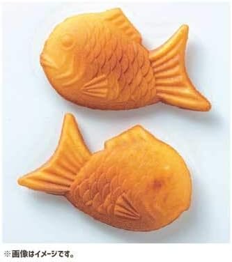 JapanBargain, Taiyaki Maker Japanese Fish-shaped Hot Cake Maker Mold Waffle Pan Cake Pan Bread Waffle Pancake Maker
