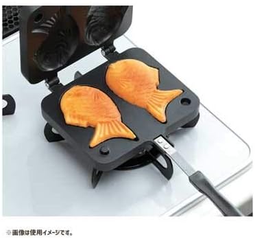 JapanBargain, Taiyaki Maker Japanese Fish-shaped Hot Cake Maker Mold Waffle Pan Cake Pan Bread Waffle Pancake Maker
