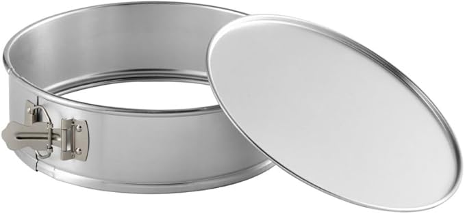 Soro Essentials- 10'' x 3'' Deep Aluminum Round Spring Form Pan- Leak Proof Cheesecake Pan Spring Form Pans with Removable Bottom and Quick Release Latch for Baking Cheesecake Cakes