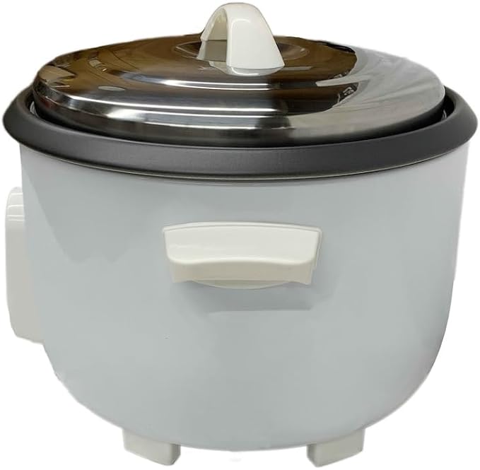 Pantin Commercial Electric Rice Cooker – 25 Cups Raw / 50 Cups Cooked Capacity w/Measuring Cup & Scoop – High-Efficiency Large Rice Cooker Commercial Rice Cooker for Restaurants, Hotels and Catering