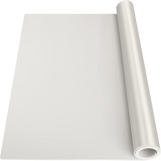 Silicone Mat Heat Resistant Mats for Countertop, Multipurpose Large Silicone Mats for Crafts Kitchen Workbench Size 48x24 inches Thick 2mm,Rolled Package,Beige