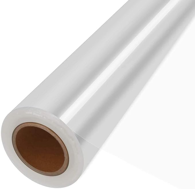 JOYIT 110 ft Cellophane Wrap Roll (35 in x 110 ft) - 3 Mil Thickness, Clear Bags, Wrapping Paper for Flower Gift Baskets (35" fold into 17.5")